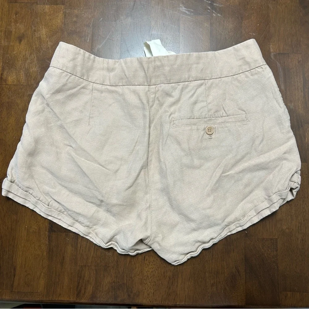 ARITZIA WILFRED Allegra Linen Blend Short in Tan Size 0 - Picture 3 of 16